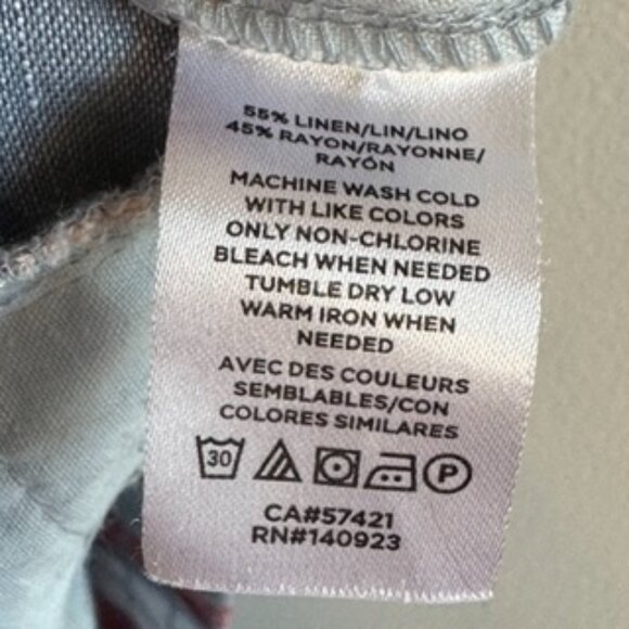 Loft Red, White, and Blue Striped Shorts, Size Small - Picture 4 of 4